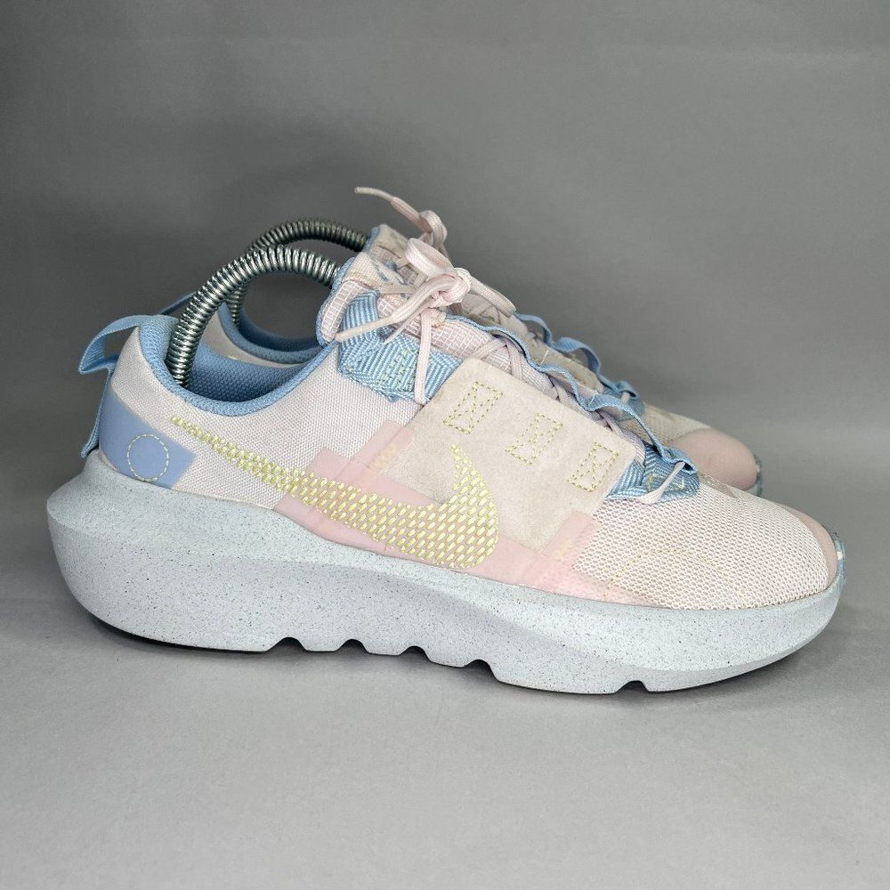 Nike Girl's Size 6.5 Crater Impact Pearl Pink Cobalt Bliss Athletic Shoes
